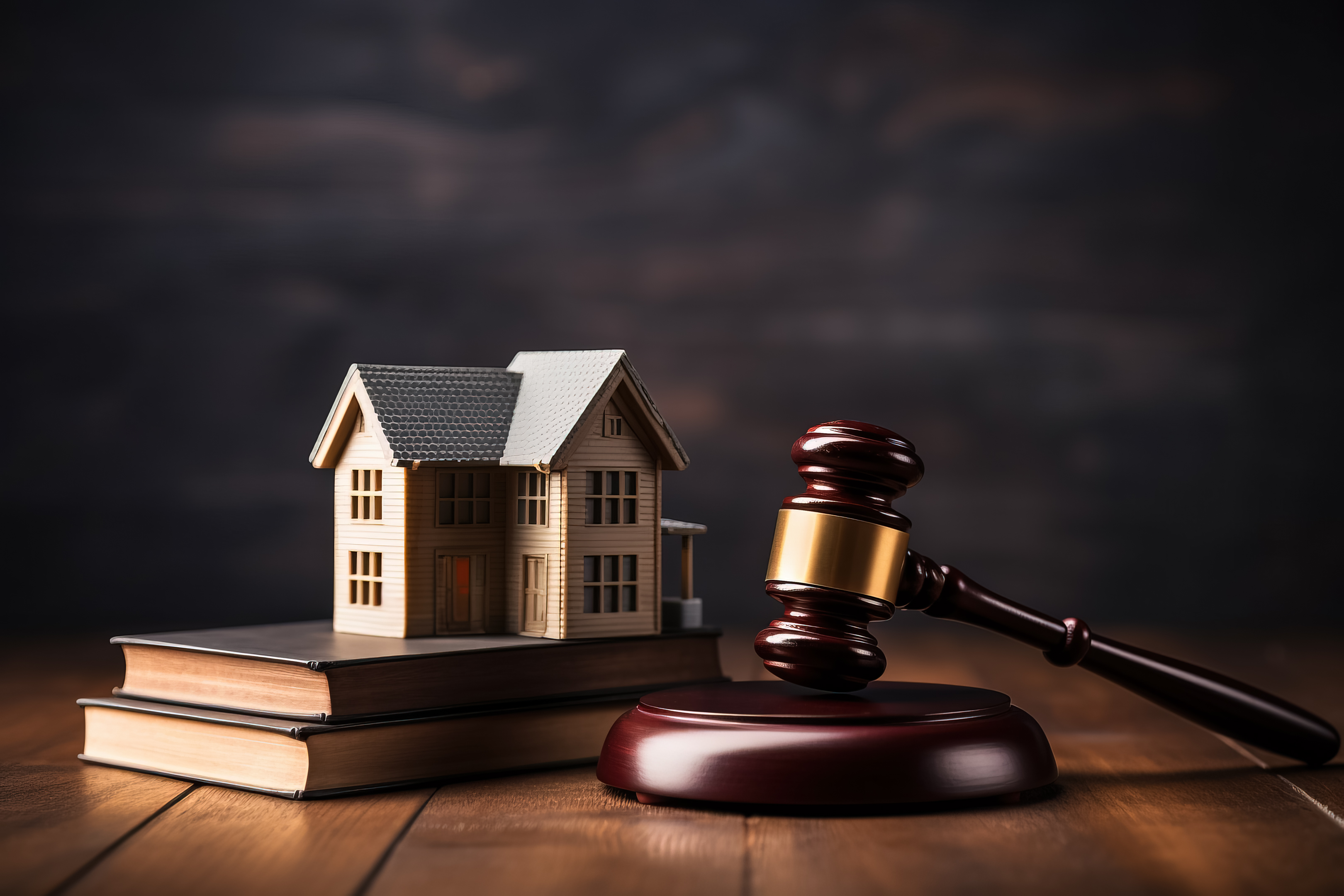 Real estate concept judge gavel image